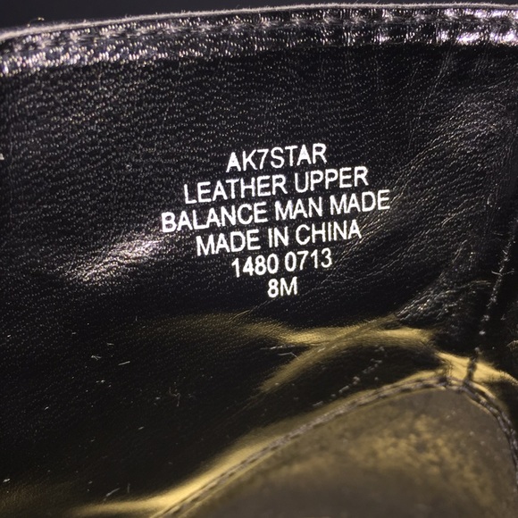 Anne Klein Black Leather Booties - Picture 3 of 8